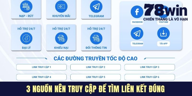 3 nguồn nên truy cập để tìm liên kết đúng