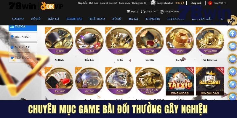 Chuyên mục game bài đổi thưởng gây nghiện