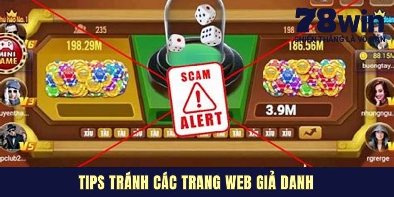 Tips tránh các trang web giả danh